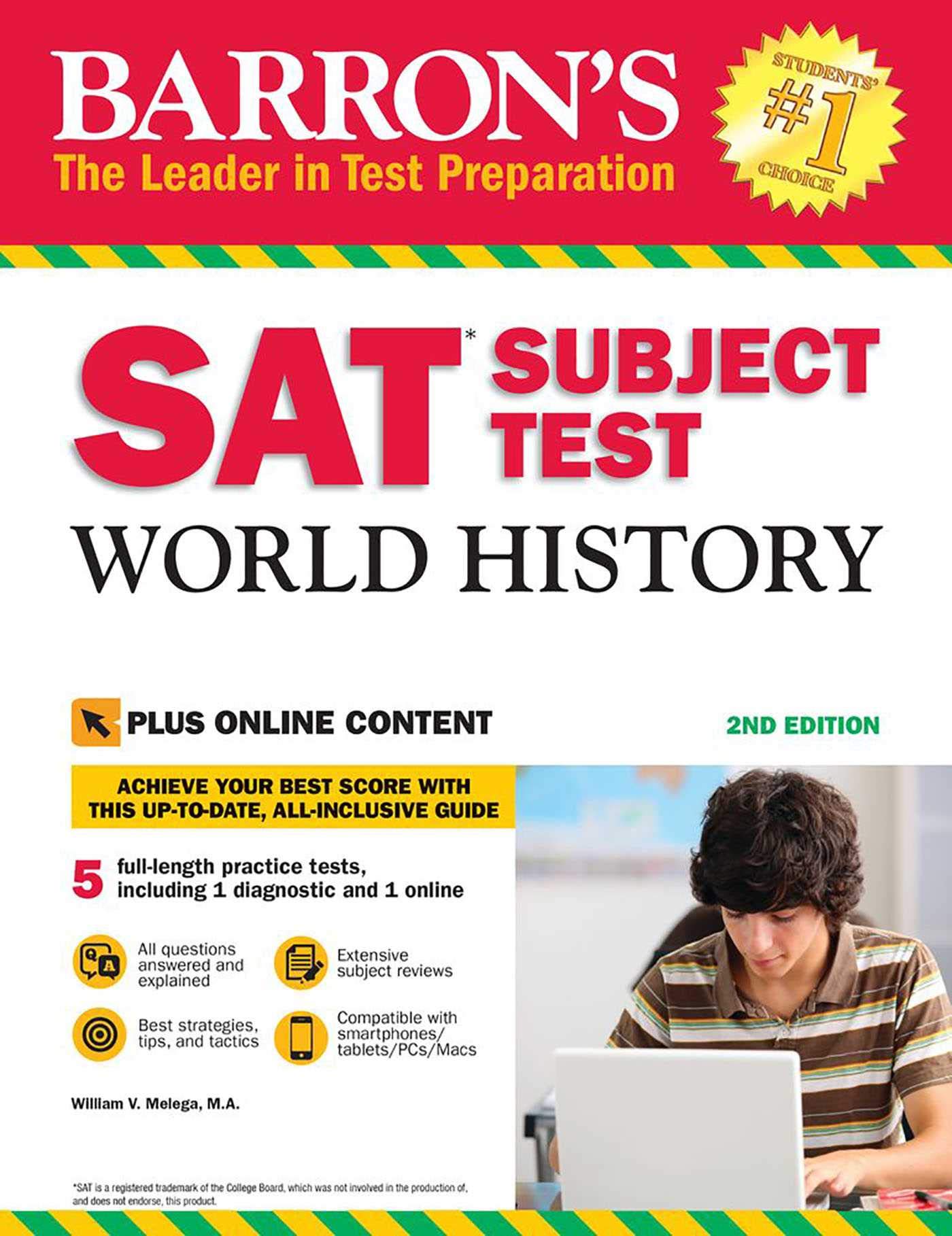 Barron's SAT Subject Test World History with Online Tests